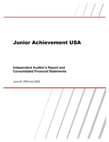 JA USA Financial Statement 2022-2023 cover